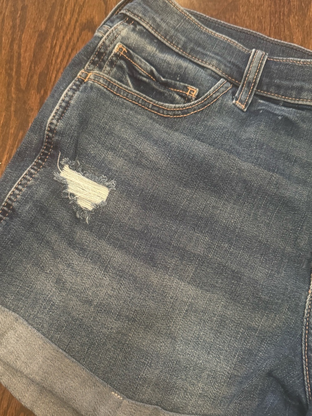 Hollister Denim High Rise Short 33/17